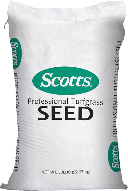 Scotts Professional Turfgrass Seed Tall Fescue Mix, Uncoated, 99.9% Weed Free, 50 lbs.