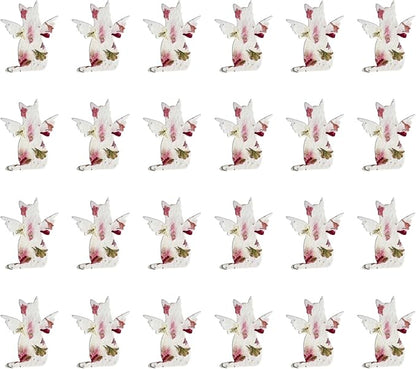 24pcs Seed Paper – Pink Plantable Wildflower for Pet Lovers, Pet Owners, Memorials & Other Milestone Celebrations (Pink - Cat)