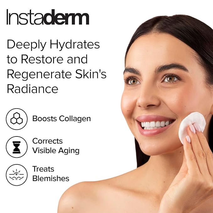 Complexion Renewal Pads – Exfoliates skin, Reduces Appearance of Uneven Skin Tone, Freckles, Fine Lines & Wrinkles. Restore Elasticity & Deep Hydration for Smoother Skin & Radiant Complexion.
