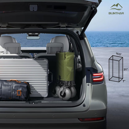 Beach Wagon with Big Wheels for Sand, Heavy Duty Harder Sand Collapsible Folding Wagon with All-Terrain 9" Pneumatic Ballon Tires, Utility Wagon for Garden Sports Camping Outdoor Activities