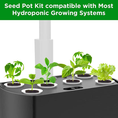 50 Pack Grow Baskets for Hydroponic Growing System, Seed pods Basket Compatible with aero Garden Grow Sponge Starter pods