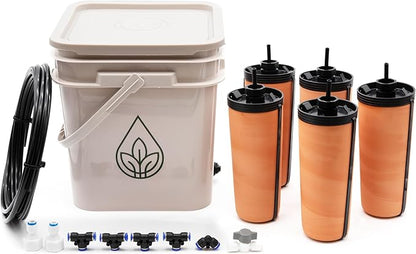 Thirsty Earth: CottaCup Automatic Olla Watering System for Your Garden (5 Cup Kit)