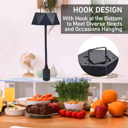 GUIDOT Fly Bug Fans for Food Tables, Fly Control Spinner Table Top Keep Flies Away from Patio Picnic Party Restaurant Kitchen Camping and BBQ