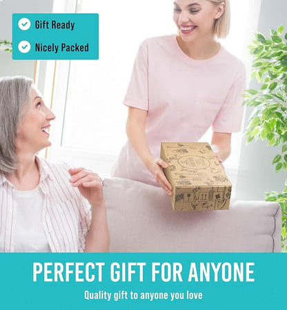 GROWIT Heavy Duty Gardening Tools - 22-Piece Gardening Gifts for Women, Men, Mom, Dad - Durable, Ergonomic Garden Tools Set