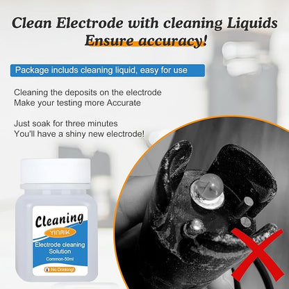 Hydroponic ppm pH Monitor, WiFi 6 in 1 pH EC Meter for Hydroponics Growing System,Continuous Monitoring pH PPM EC CF Humidity Temp of DWC Grow System Water Reservoir Tank Aeroponic Garden Aquarium...