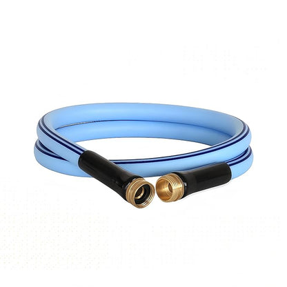 Atlantic Heavy Duty Garden Hose 5 ft x 5/8 Inch Blue Color, Short Connection Leader Hose with Male-Female Connectors (5 Feet Female to Male)