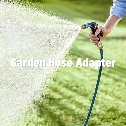 Quick Connect Hose Fittings for Garden Hose Quick Connector 3/4 Inch GHT Stainless Steel Quick Release Connectors No-Leak (3 Set)