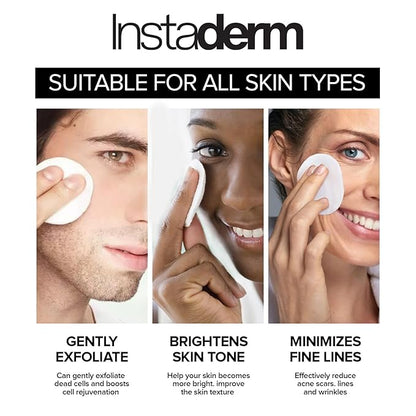 Complexion Renewal Pads – Exfoliates skin, Reduces Appearance of Uneven Skin Tone, Freckles, Fine Lines & Wrinkles. Restore Elasticity & Deep Hydration for Smoother Skin & Radiant Complexion.