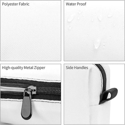 Vintage Lovebirds Floral Hearts Makeup Bag Organizer Compact & Durable Birds Travel Cosmetic Bag Oxford Fabric Impact-Resistant Multi-Purpose Storage Perfect for Travel, Gym, Daily Use