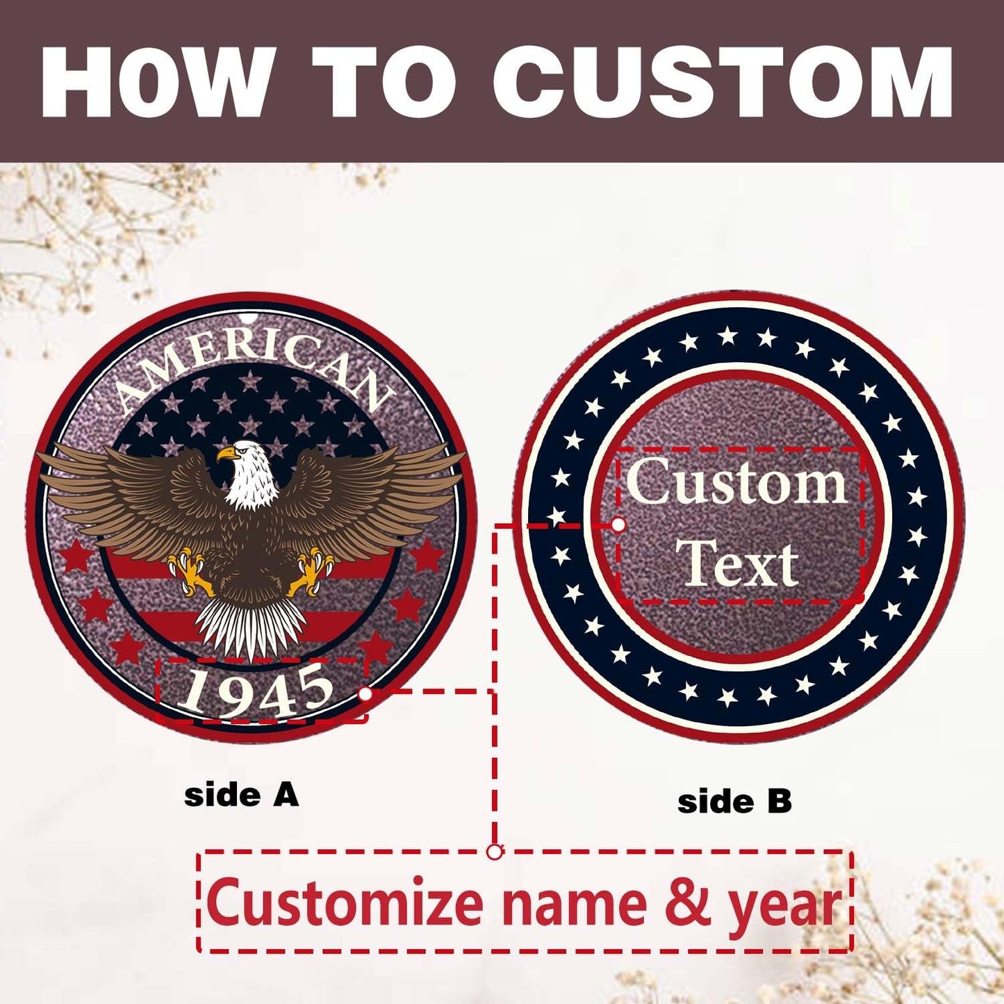 Personalized Wind Chimes for Military, Memory Gifts for US Veteran, Memorial Wind Chimes for Loss Loved One, Sympathy Gifts for Loss Soldiers Navy, Army, Air Force