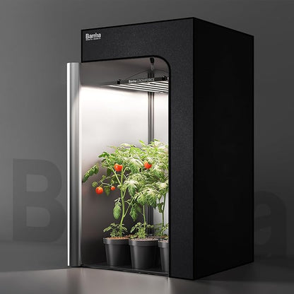 Barrina GrowForce BG10 1000W Full Spectrum with Dual Blue & FIR, High PPFD, 4 x 4/5 x 5 Grow Lights for Indoor Plants, Dimmable, Hanging, Light and Bracket Combined, Growing in Grow Tent