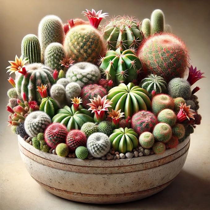 Cactus Exotic Mix Seeds – Unique & Colorful Cacti Varieties | Perennial | Drought-Tolerant & Easy to Grow | Indoor & Outdoor