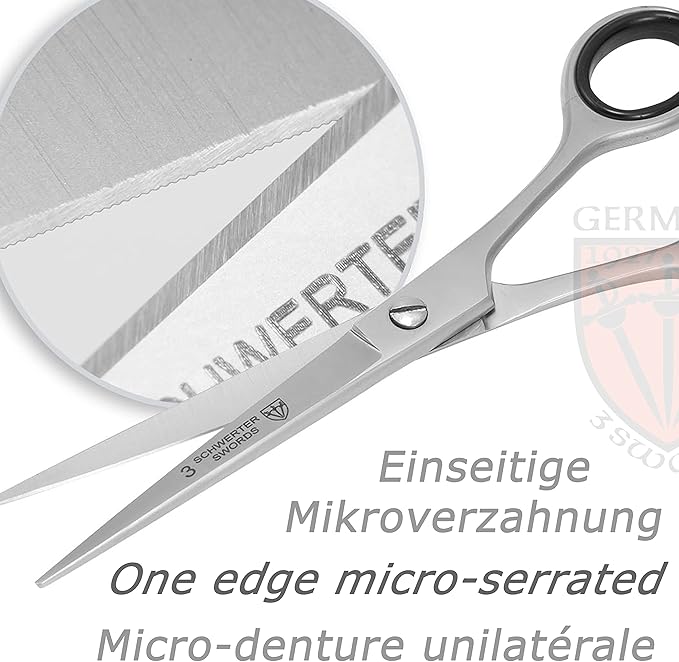3 Swords Germany - Brand Quality Professional Hair Scissors, Extra Sharp (625)