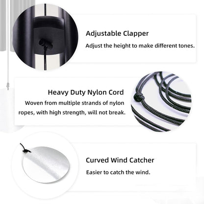 Personalized 36" Bereavement Wind Chimes for Outside, Memorial Gift in Remembrance of a Loved One, Sympathy Gift for Loss of Mother Father Husband, Garden Patio Decor