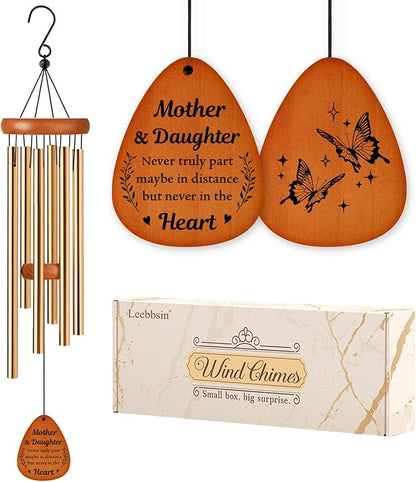 Gifts for Mom & Daughter, Mom & Daughters Wind Chimes, Mother‘s Day Best Gift Ideas, Birthday Gift for Mother and Daughters, Gifts for Mother's Day Birthday Valentines Christmas