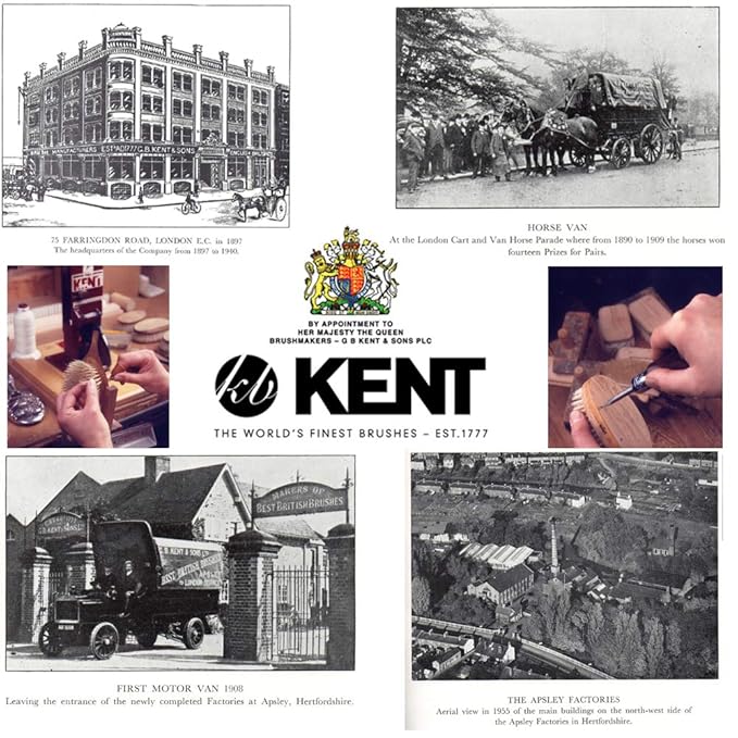 Kent FOT Tortoise Fine Tooth Comb for Men - Handmade Pocket Comb for Travel, Styling, Fine or Thinning Hair, Mustache and Beard Care Handpolished Saw-Cut Made in England