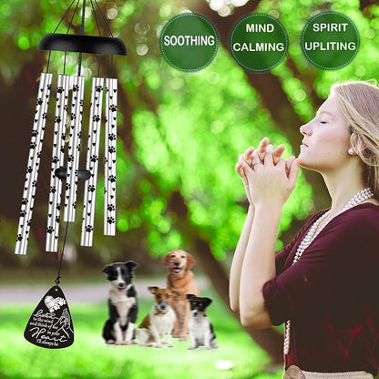 Dog Memorial Gifts for Loss of Dog Pet Bereavement Sympathy Gift Memorial Gifts for Dogs Wind Chime in Memory of Dog Remembrance Passing Away Gift