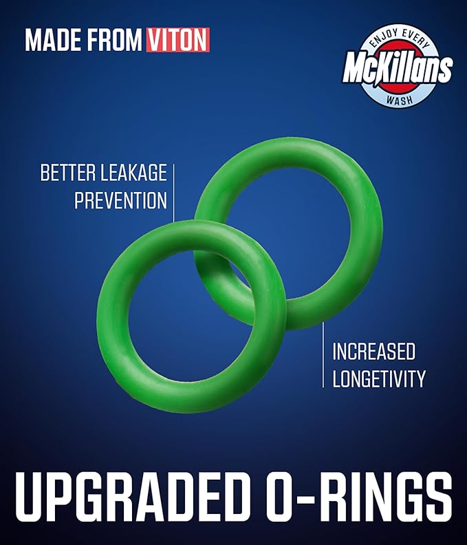 McKillans® Automatic 3/8" NPT Female Quick Connect Fittings - Stainless Steel - 3/8" Pressure Washer Quick Connect Kit - Power Washer NPT 3/8" Quick Connect Fittings - PUSH-TO-CONNECT