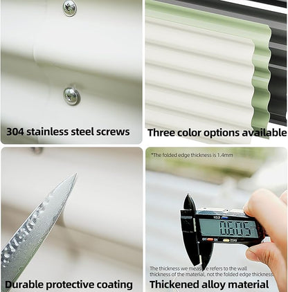 DaisyVibe Raised Garden Bed Kit, Planter Raised Garden Boxes Outdoor, Oval Large Metal Raised Garden Beds for Vegetables Flowers (White, 5ftx2ftx1ft)