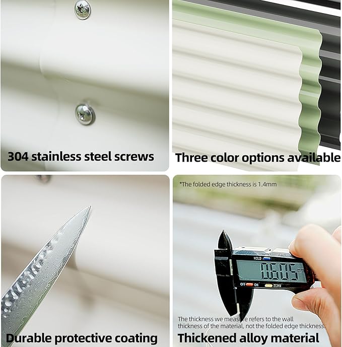 DaisyVibe Raised Garden Bed Kit, Planter Raised Garden Boxes Outdoor, Oval Large Metal Raised Garden Beds for Vegetables Flowers (Grey, 8ftx2ftx1ft)