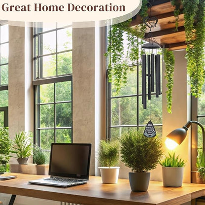 Gifts for Mom 35'' Moms Wind Chimes Christmas Best Gift for Mom Mother Birthday Gift from Daughter Son Love Reminder Gifts Windchimes Outside for Birthday Mother's Day Thanksgiving