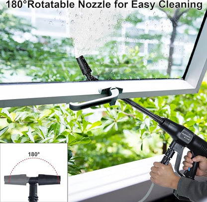 Pressure Washer Cordless Battery Powered 1450PSI with 2×4.0Ah Battery,Battery Operated Pressure Washer,Portable Power Washer Handheld for Car Cleaning