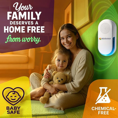 COR-E29, Ultrasonic Pest Control Repeller - Electronic & Ultrasound, Indoor Plug-in Repellent - Get rid of - Rodents, Mice, Squirrels, Bats, Insects, Bed Bugs, Ants, Fleas, Spiders, Roaches (3 Pack)