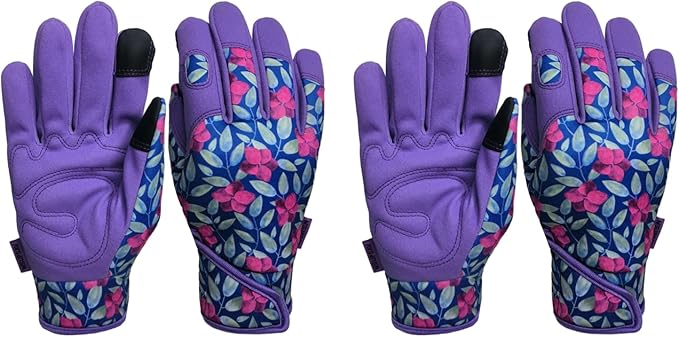 Thorn Proof&Puncture Resistant Gardening Gloves with Grip,Garden Gloves for Women, Leather Work Gloves,Gifts