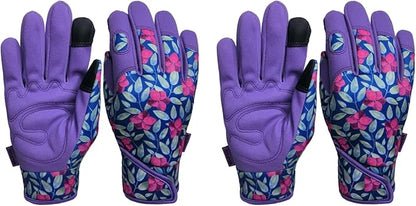 Thorn Proof&Puncture Resistant Gardening Gloves with Grip,Garden Gloves for Women, Leather Work Gloves,Gifts