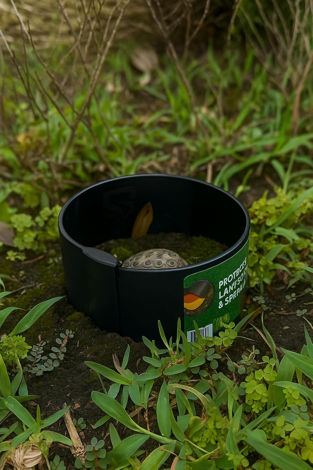 Landscape Light Protector, Lawn Sprinkler Protector, Tailgate Tent Trip Deterrent - Expandable for Edging