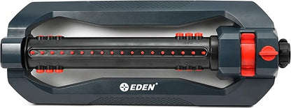 Eden 94112 3-Way Turbo Oscillating Sprinkler for Large Yard and Lawn W/Quick Connect Starter Set, Covers up to 4,499 sq. ft