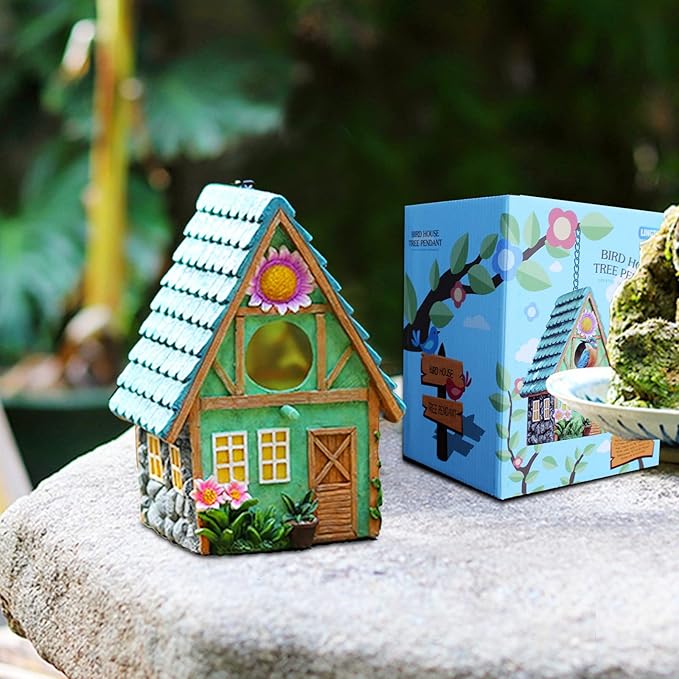 Bird Houses for Outside Clearance Hanging Birdhouses for Outdoors Bluebird Houses for Outside Nesting Box for Bird Lovers Tree Swallow Finch Wild Birds Wren Chickadee1