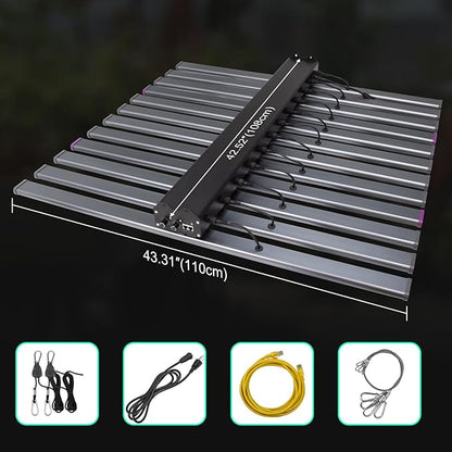 SZHLUX LED Grow Light for Indoor Plants, Dimmable Grow Light for Greenhouse (PTA1060W, 1060W)