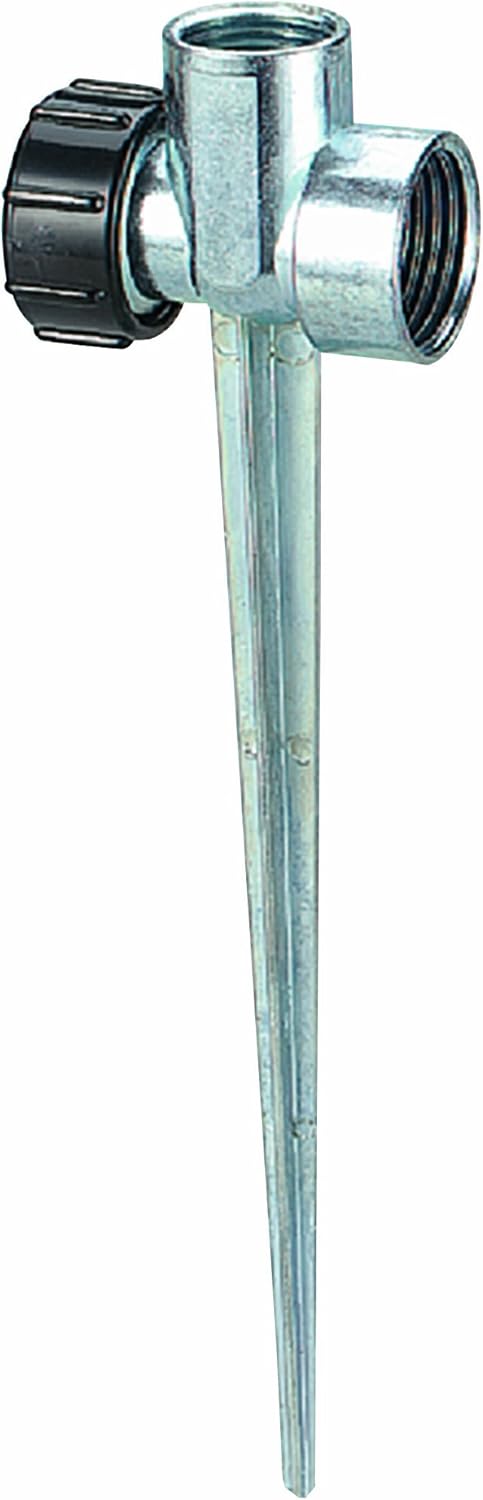 5-Pack Orbit Metal Flow-Thru Lawn Sprinkler Spike Base for 1/2" Yard Sprinklers