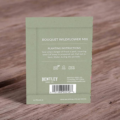 BENTLEY SEED CO. Oh Baby Seed Packets|Girl or Boy Baby Shower Favors for Guests | 25 Wildflower Seed Packets | Pre-Filled | Bouquet Wildflower Mix | Non-GMO Seeds | Gender Neutral | Eco-Friendly Gift