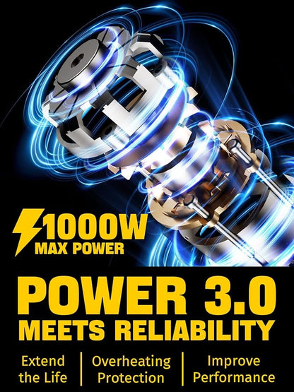 Cordless Pole Saw, 8-INCH 2-IN-1 Chainsaw, Electric Tree Trimmer with 9FT Telescopic Pole, 180°Angle for Tree Branches Pruning & Wood Cutting,Compatible with Makita Battery (no battery)