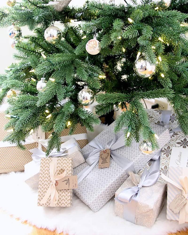 Treetopia Addison Spruce - Artificial Indoor Christmas Tree, Pre-lit with LED Candlelight Clear Lights, 6ft