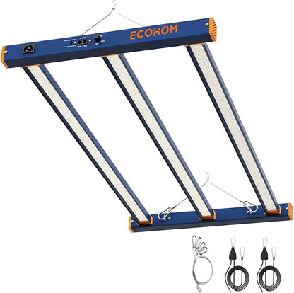 LED Grow Light, 320W Grow Lights for Indoor Plants, Full Spectrum Growing Light Plant Hanging Growing Lamps, Daisy Chain Dimmable Grow Lamp, Commercial for 3x5ft Coverage in Grow Tent