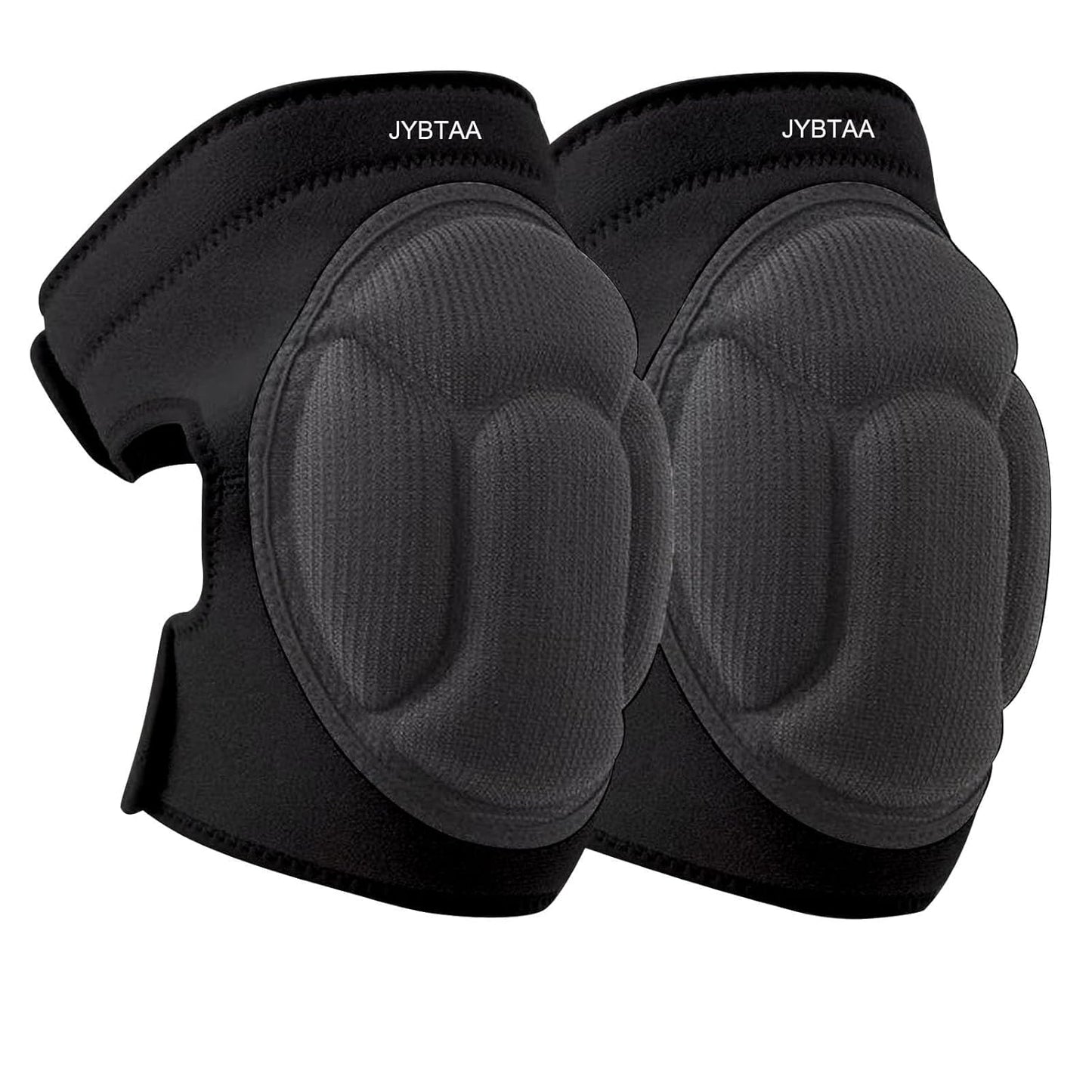 Men/Women Knee Pads for Cleaning,landscaping,Construction Work,Gardening kneepad for Roofing Carpet Installations Welding,Adjustable lightweight Flooring Knee Protectors Cushion,Black XL (1 Pair)