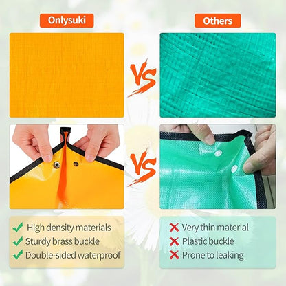 Large Repotting Mat for House Plants Transplanting and Potting Soil Mess Control, Unique Gardening Gifts for Women & Men Mom Birthday Gift Plant Lover Gifts