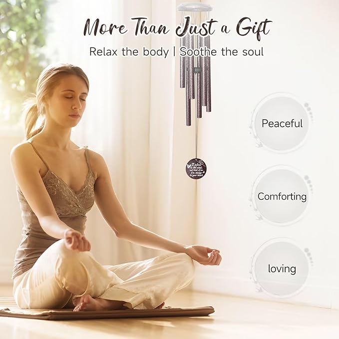Memorial Gifts for Loss of Love one, 25''Memorial Wind Chimes Sympathy Gifts, Bereavement, Condolence, Remembrance Gifts,Windchimes in Memory of Love one