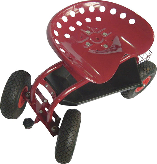 Ironton Rolling Garden Seat with Turnbar