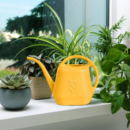 Plastic Watering Can -1 Gallon - Orange