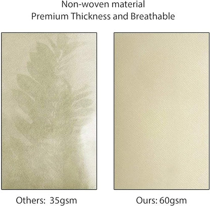 MIXC 2-Pack Plant Cover Tree Blanket Jacket Freeze Frost Protection Cloth for Potted Plants Fruit Trees (70.9‘’W×82.7‘’H)