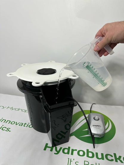 DWC Hydroponics Grow System, 5-Gallon Deep Water Culture with Air Hose, Air Pump, and Air Stone (1)