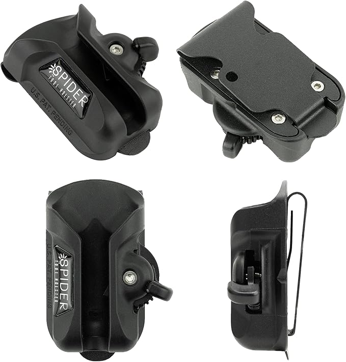 Spider Tool Holster - Improve The Way You Carry Your Power Drill, Driver, Multitool, Pneumatic, Multi-Tool and More on Your Belt - Compatible With All Major Tool Brands