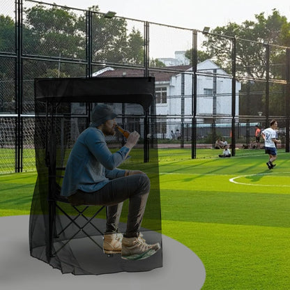 Mosquito Net for Outdoor Canopy Chair, 63"*35"*32", Bug Barrier Mosquitos Mesh Tent with 2 Zipper Opening, Waterproof Roof for Fishing Camping Chairs Outdoors, Not Included Chair