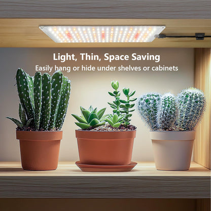 Grow Lights for Indoor Plants, 882 LED Full Spectrum Plant Light 6 Panel for Growing Seedling Starting, Slim Grow Lamp with UL Adapter, 6/12/16H Timer, 3 Light Modes, 5 Dimmable