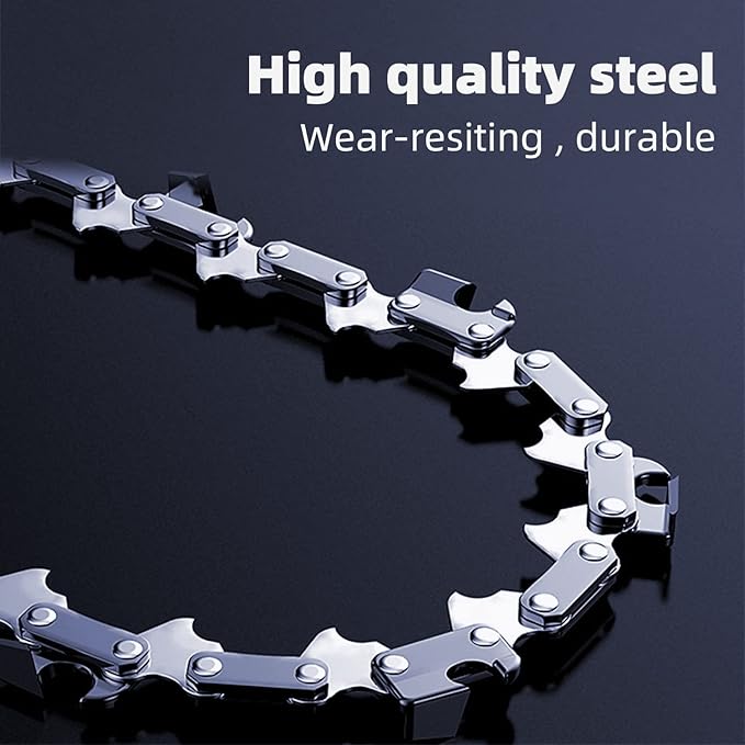 [4 Pieces] 4 Inch Mini Chainsaw Chain, 4 Inch Replacement Chains for Cordless Electric Portable Mini Chainsaw, Guide Saw Chain for All 4-inch Mini Chainsaws for Wood Branch Cutting