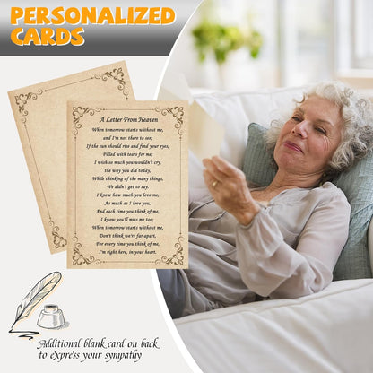 Sympathy Wind Chimes for Outside Deep Tone, Memorial for Loss of Loved One Prime, Bereavement Condolence Remembrance Funeral Gifts for Grieving Friends Loss of Mother Father